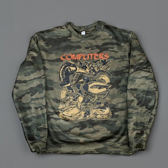Medium Camo Arcane Bullshit Printed Sweatshirt - Picture 1 of 6